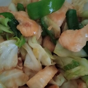 【お弁当にも】鶏むね肉のオイスター野菜炒め